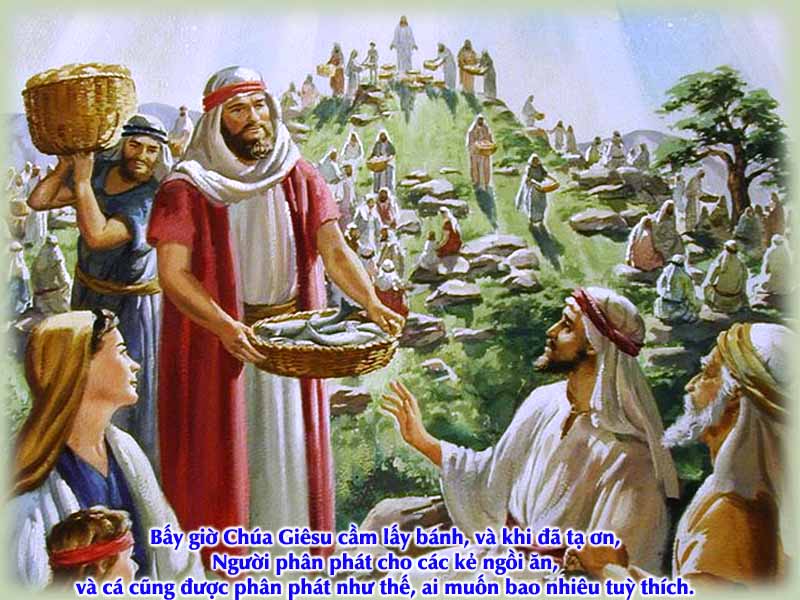 Chúa Nhật 25/07/2021 – CHÚA NHẬT 17 THƯỜNG NIÊN năm B. – Phép lạ Bánh hóa nhiều.