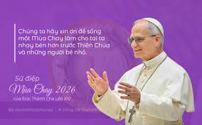 Sứ điệp Mùa Chay 2026: