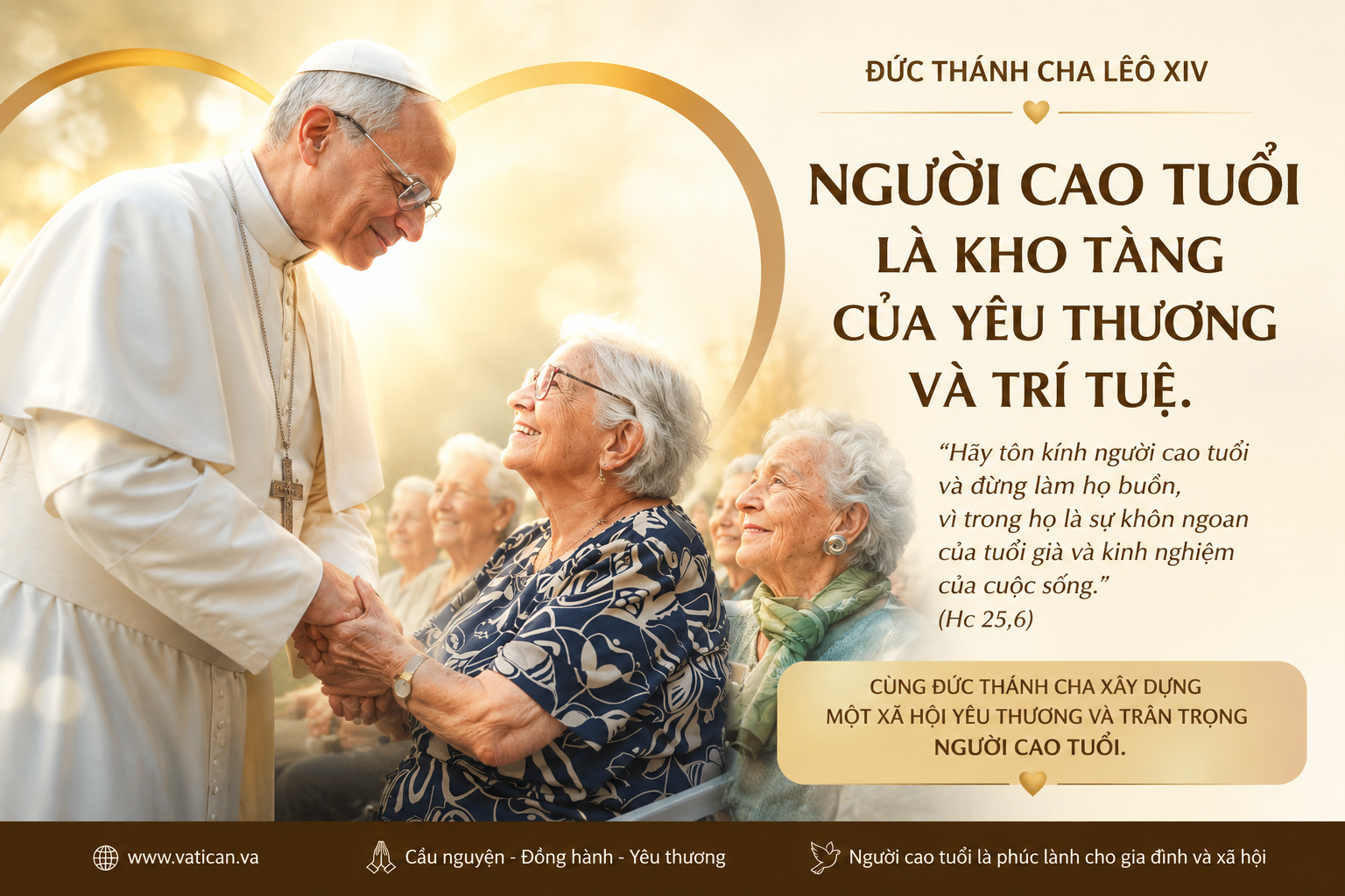 Sứ Điệp Của ĐTC Lêô XIV Cho Ngày Thế Giới Ông Bà