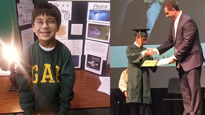 Thần đồng 9 tuổi vào đại học  Em muốn chứng minh rằng Thiên Chúa thực sự hiện hữu