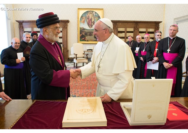 Đức Thánh Cha tiếp Thượng Phụ Giáo Hội Assiri Đông Phương