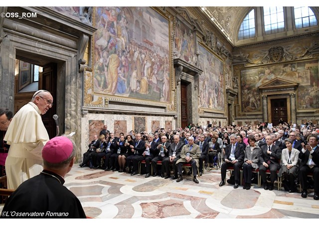 Đức Thánh Cha tiếp kiến 500 chủ xí nghiệp Công Giáo