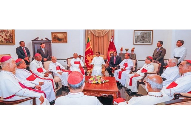 Tổng thống của Sri Lanka cám ơn hoạt động của Giáo hội Công giáo